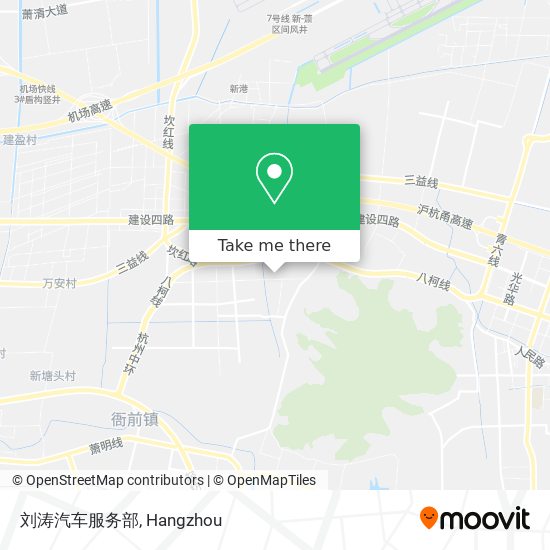 刘涛汽车服务部 map