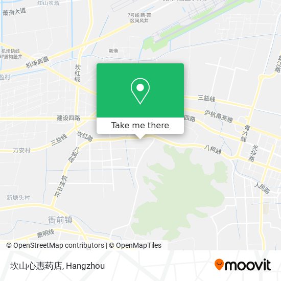 坎山心惠药店 map