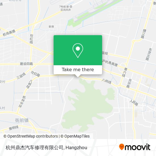 杭州鼎杰汽车修理有限公司 map