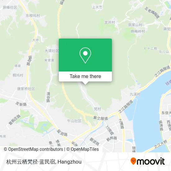 杭州云栖梵径·蓝民宿 map