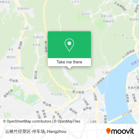 云栖竹径景区-停车场 map