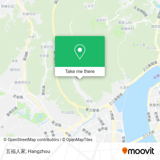 五福人家 map