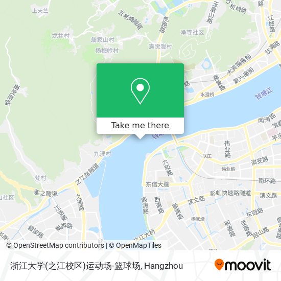 浙江大学(之江校区)运动场-篮球场 map