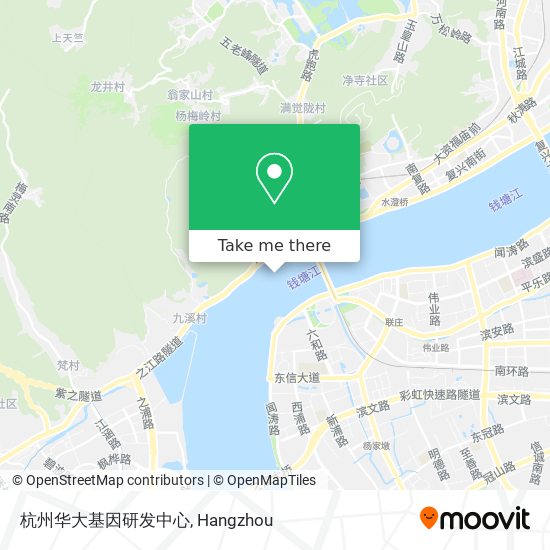 杭州华大基因研发中心 map