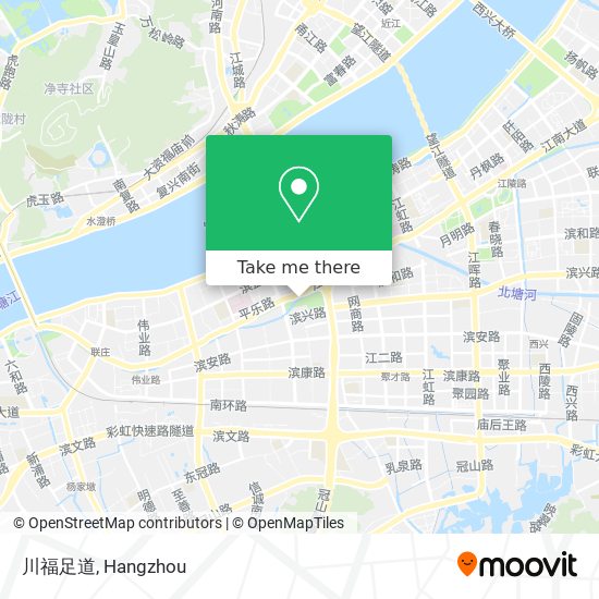 川福足道 map