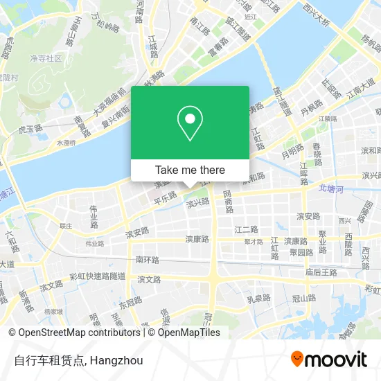 自行车租赁点 map