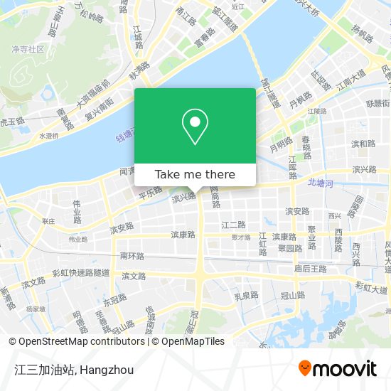 江三加油站 map