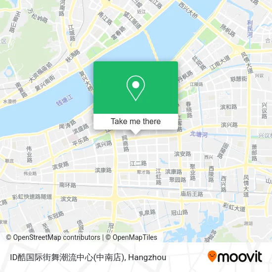 ID酷国际街舞潮流中心(中南店) map