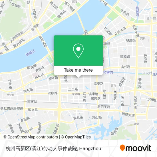 杭州高新区(滨江)劳动人事仲裁院 map