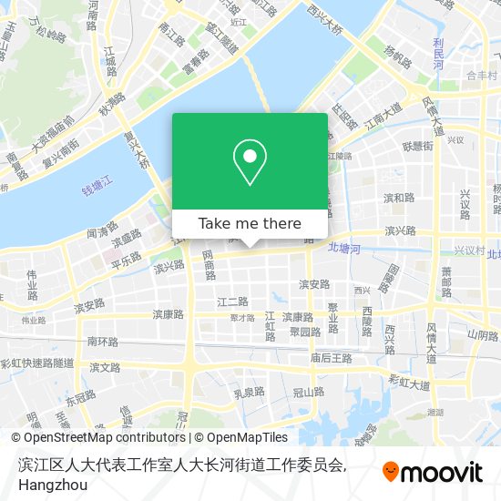 滨江区人大代表工作室人大长河街道工作委员会 map