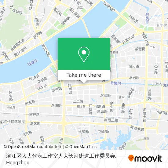 滨江区人大代表工作室人大长河街道工作委员会 map