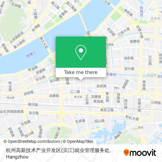 杭州高新技术产业开发区(滨江)就业管理服务处 map