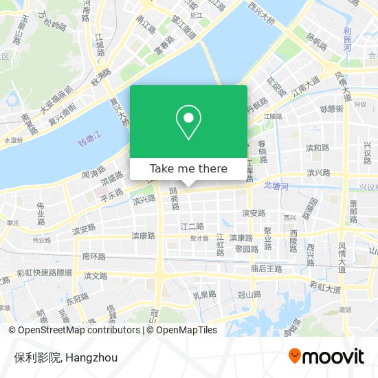 保利影院 map