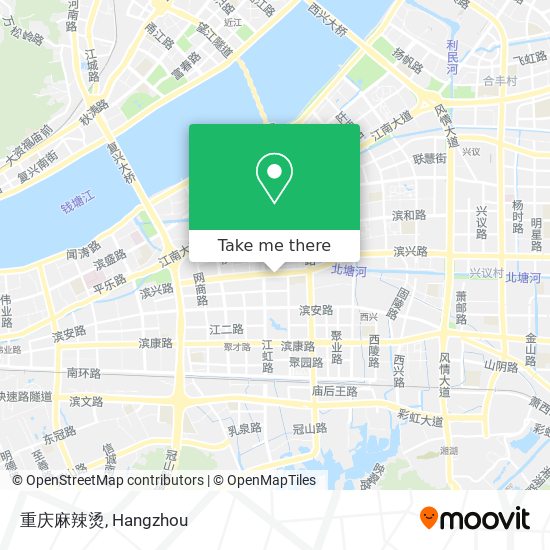 重庆麻辣烫 map