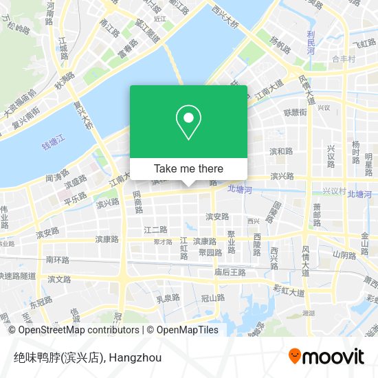 绝味鸭脖(滨兴店) map