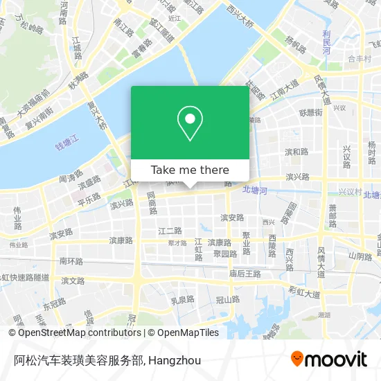 阿松汽车装璜美容服务部 map