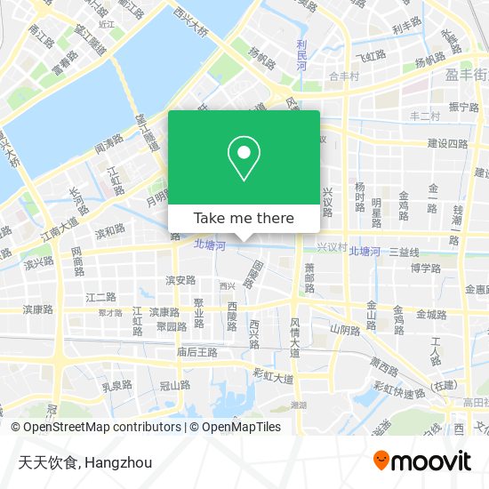 天天饮食 map