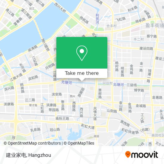 建业家电 map