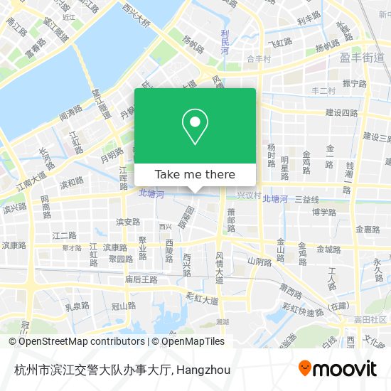 杭州市滨江交警大队办事大厅 map