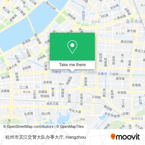 杭州市滨江交警大队办事大厅 map