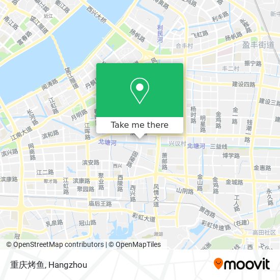 重庆烤鱼 map