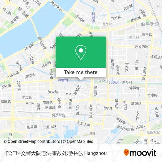 滨江区交警大队违法·事故处理中心 map