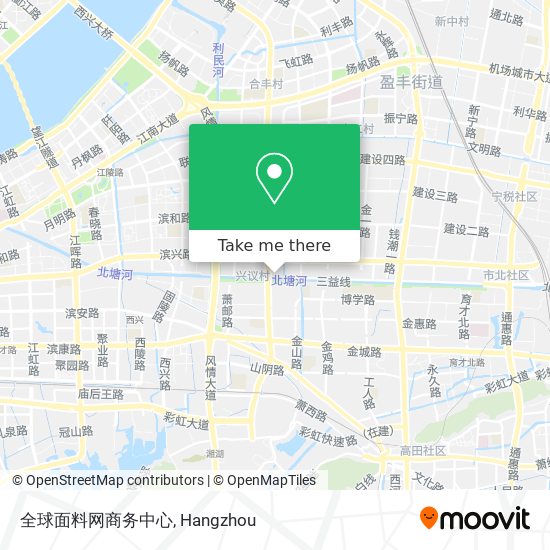 全球面料网商务中心 map