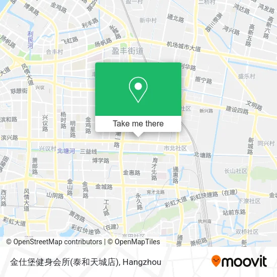 金仕堡健身会所(泰和天城店) map