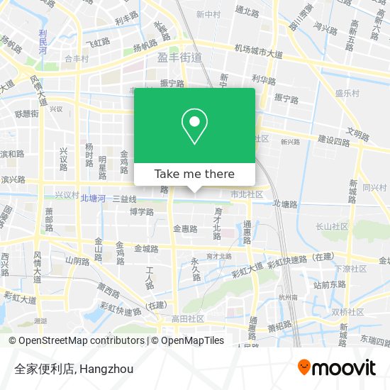 全家便利店 map