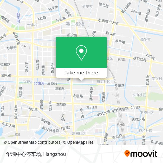 华瑞中心停车场 map
