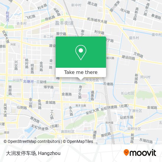 大润发停车场 map