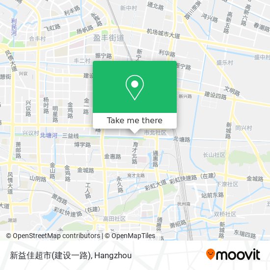 新益佳超市(建设一路) map