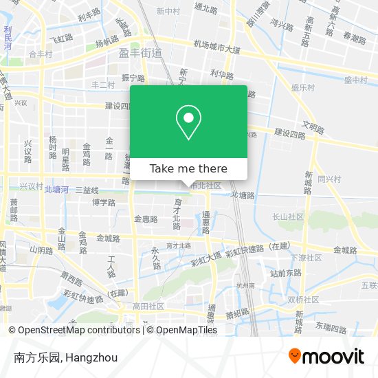 南方乐园 map