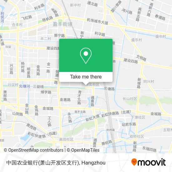 中国农业银行(萧山开发区支行) map
