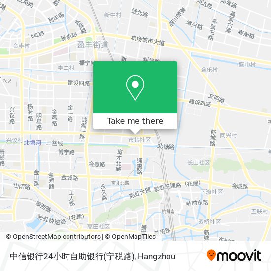 中信银行24小时自助银行(宁税路) map