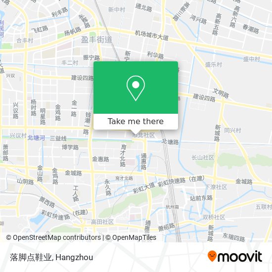 落脚点鞋业 map