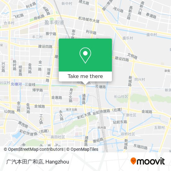广汽本田广和店 map
