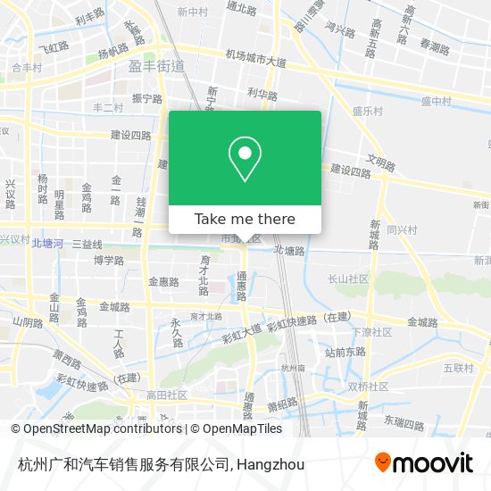 杭州广和汽车销售服务有限公司 map