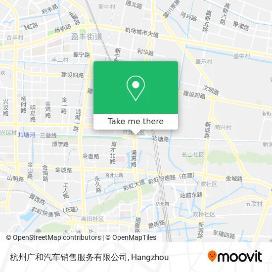 杭州广和汽车销售服务有限公司 map