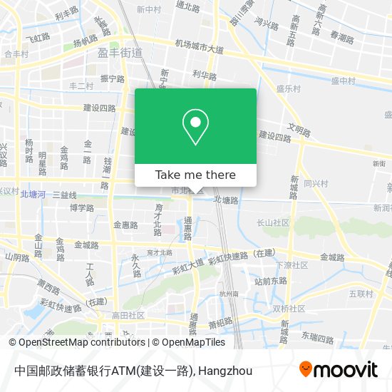 中国邮政储蓄银行ATM(建设一路) map