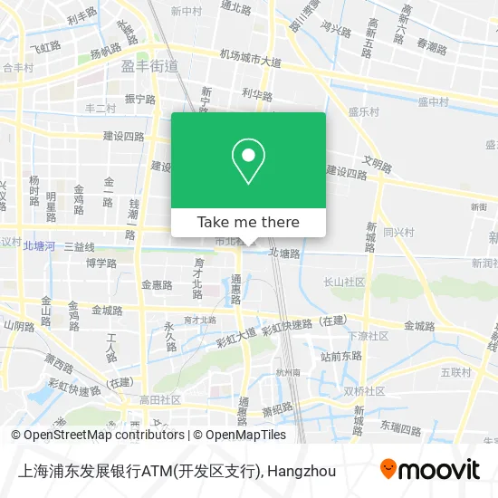 上海浦东发展银行ATM(开发区支行) map