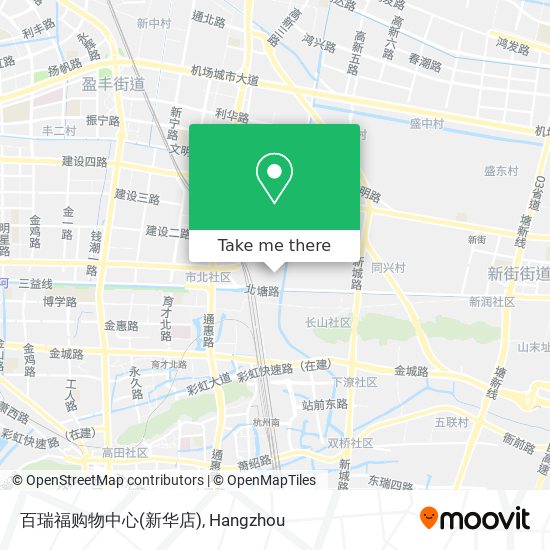 百瑞福购物中心(新华店) map