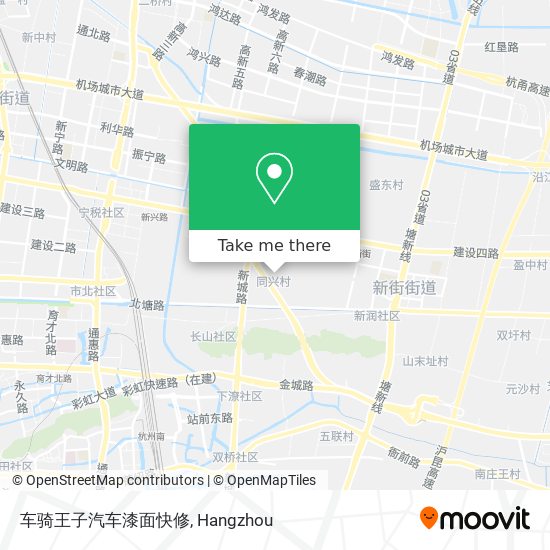 车骑王子汽车漆面快修 map