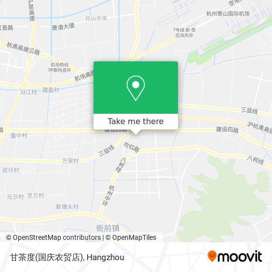 甘茶度(国庆农贸店) map