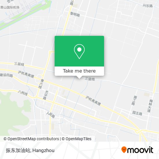 振东加油站 map