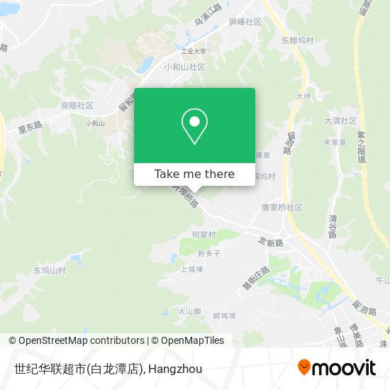 世纪华联超市(白龙潭店) map