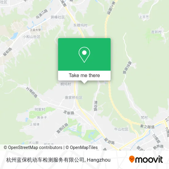 杭州蓝保机动车检测服务有限公司 map