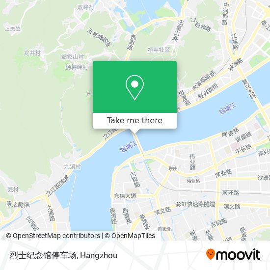 烈士纪念馆停车场 map