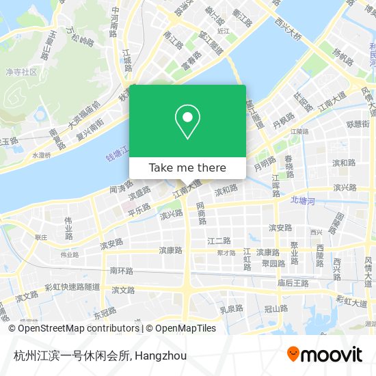 杭州江滨一号休闲会所 map