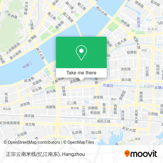 正宗云南米线(忆江南东) map